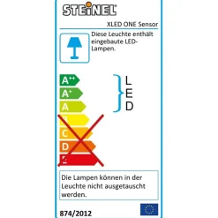 Steinel LED-Strahler XLED ONE S mit Bewegungsmelder schwenkbar anthrazit