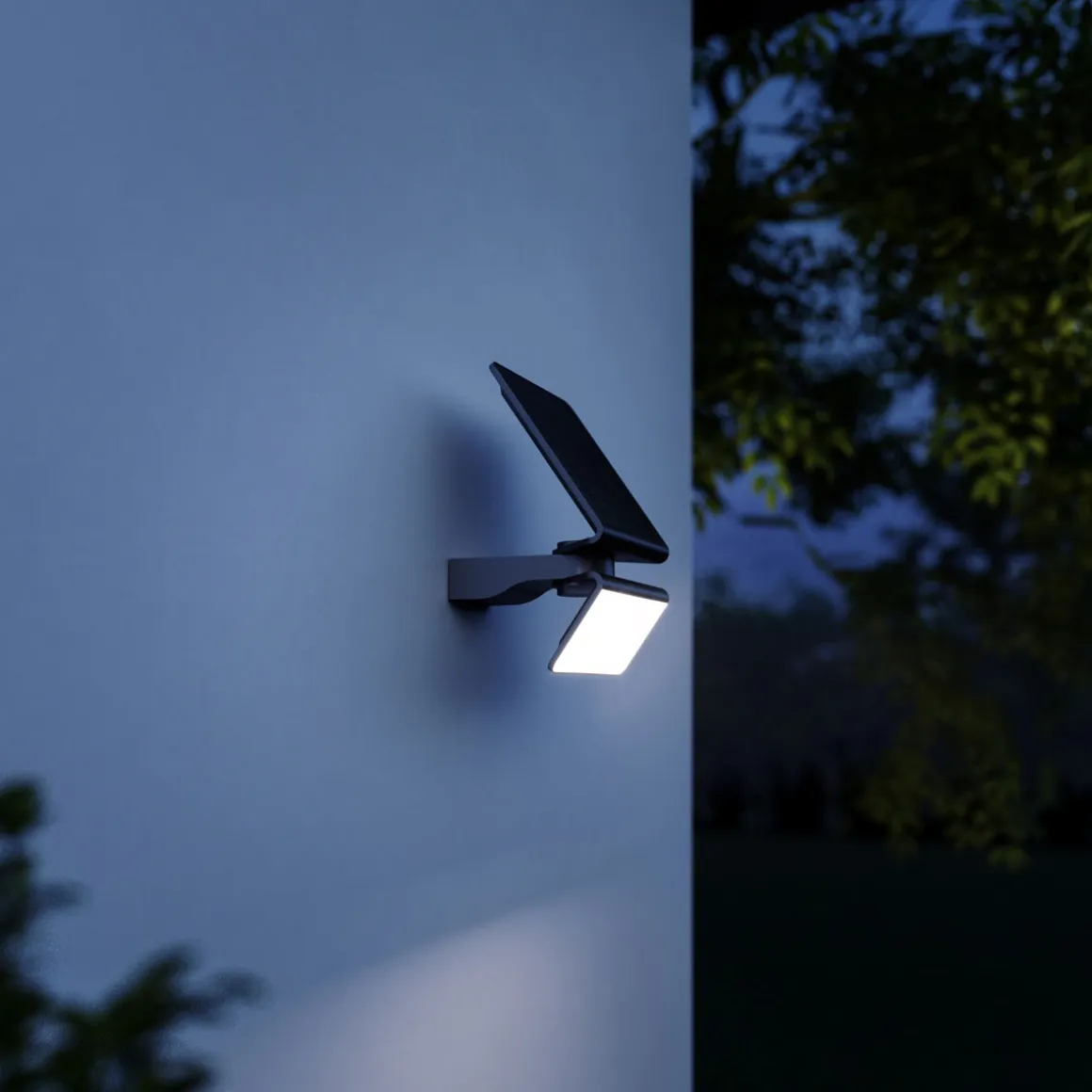 Steinel Solar Aussenleuchte XSolar L-S mit Bewegungsmelder silber