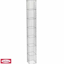 Steinsäule eckig 2- teilig 20 x 20 x 175 cm verzinkt