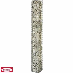 Steinsäule eckig 2- teilig 20 x 20 x 175 cm verzinkt