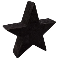 Stern schwarz Glitzer