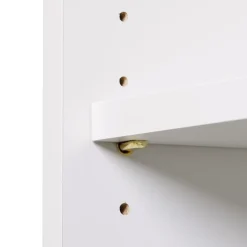 Suki Bodenträger Stahl Durchmesser 0,8 x 0,8 cm vermessingt 12 Stück