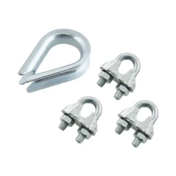 Suki Drahtseil-Set verzinkt 3-4 mm