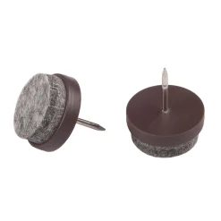 Suki Filzgleiter mit Stift Durchmesser 2 cm braun 8 Stück