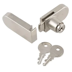 Suki Glastürschloss vernickelt für Ecktüren