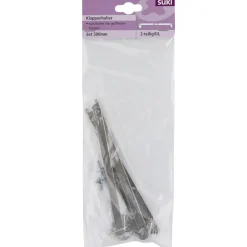 Suki Klappenhalter 300 mm vernickelt 2 Stück