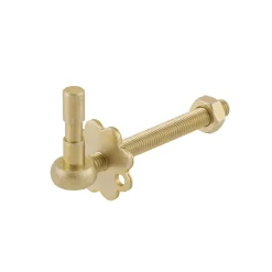 Suki Kloben auf Platte verzinkt 140 x 13 mm gelb metrisch