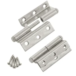 Suki Möbelband 50 mm links gekröpft vernickelt 2 Stück