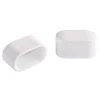 Suki Rohrkappen 3 x 1,5 cm weiß 4 Stück