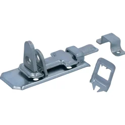 Suki Türriegel mit Sicherheitsriegel verzinkt 80 x 35 mm grau