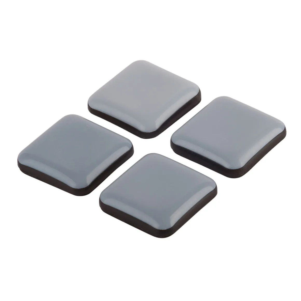 Suki Universalgleiter Easy Glider klebend 2,5 x 2,5 cm grau 8 Stück