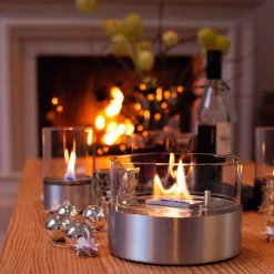 Tenderflame Tischfeuer Cafe Alu Aluminium