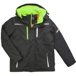 Terrax Workwear Berufsparka schwarz-limette Größe XL