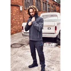 Terrax Workwear Arbeitshose anthrazit/ petrol Größe 50