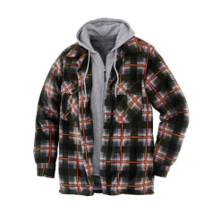 Terrax Workwear Herren Thermohemd Gr. S forstgrün orange