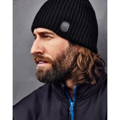 Terrax Workwear Strickmütze schwarz azur One Size