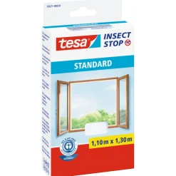 Tesa Fliegengitter Standard für Fenster weiss 1,10m x 1,30m