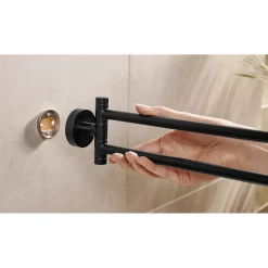 Tesa Handtuchhalter Moon mattschwarz