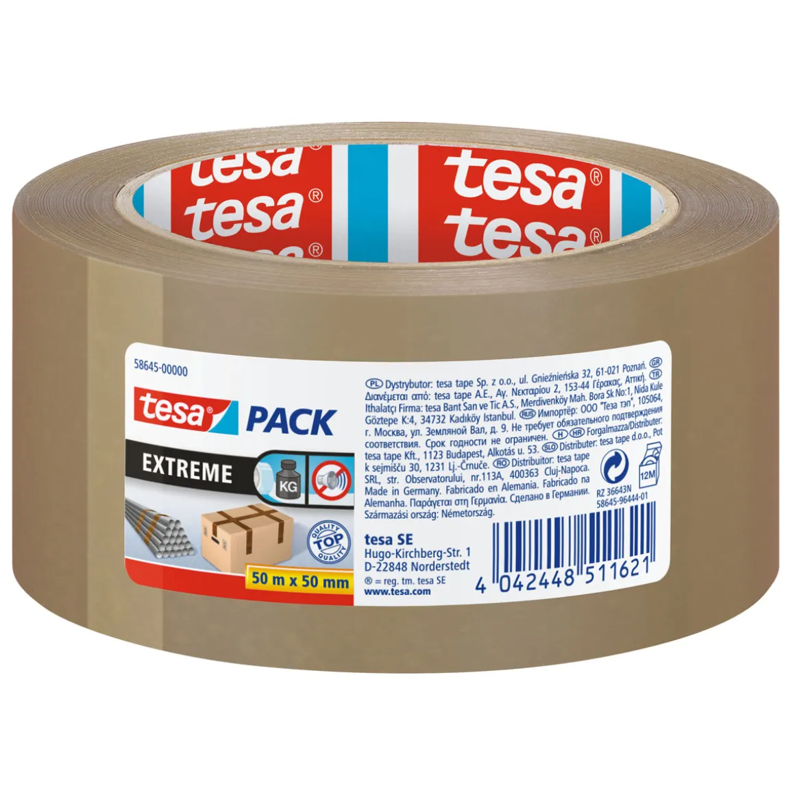 Tesa pack Extreme braun 50 mm x 50m