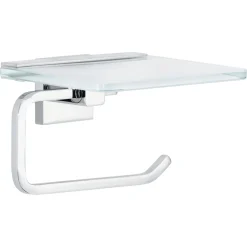 Tesa Toilettenrollenhalter mit Ablage Deluxxe