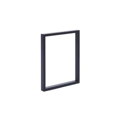 Tischbein Rechteck schwarz matt 71 x 59 x 3 cm