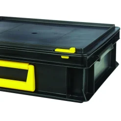 Tood Systemkoffer Newbox PC 42 2M stapelbar 60 x 40 x 23,3 cm schwarz-orange