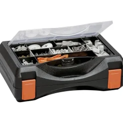 Tood Werkzeugbox Magnus Unibox Plus mit Sortierkasten und Schaumstoffeinlage anthrazit