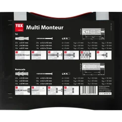 TOX Sortimentsbox Multi Monteur 336-teilig