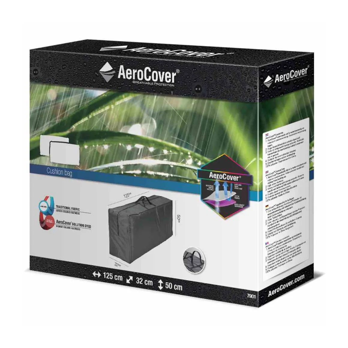 Tragetasche AeroCover 125 x 32 x 50 cm atmungsaktiv