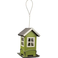 Trixie Futterhaus 19×20×19 cm grün/silber