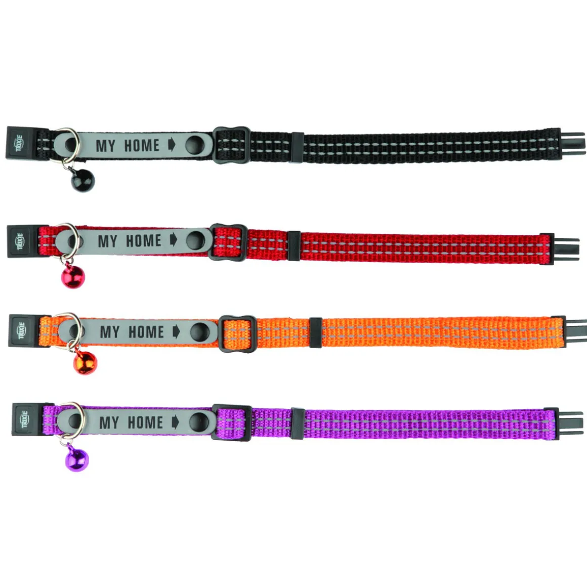 Trixie Halsband reflektierend mit Adresslasche