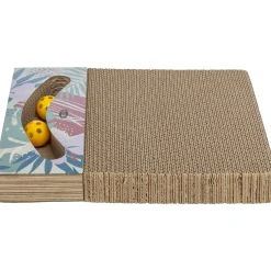 Trixie Kratzpappe mit Katzenminze bunt 38 x 30 x 5 cm