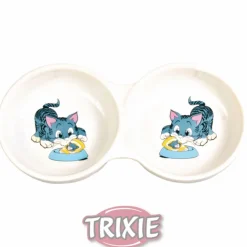 Trixie Napf Doppel Keramit 2 x 0,15ml/ø 11 cm