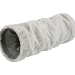 Trixie Cat Spieltunnel 22 x 60 cm grau Plüsch