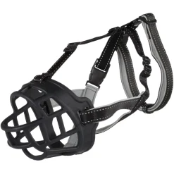 Trixie Maulkorb Muzzle Flex Silikon schwarz L