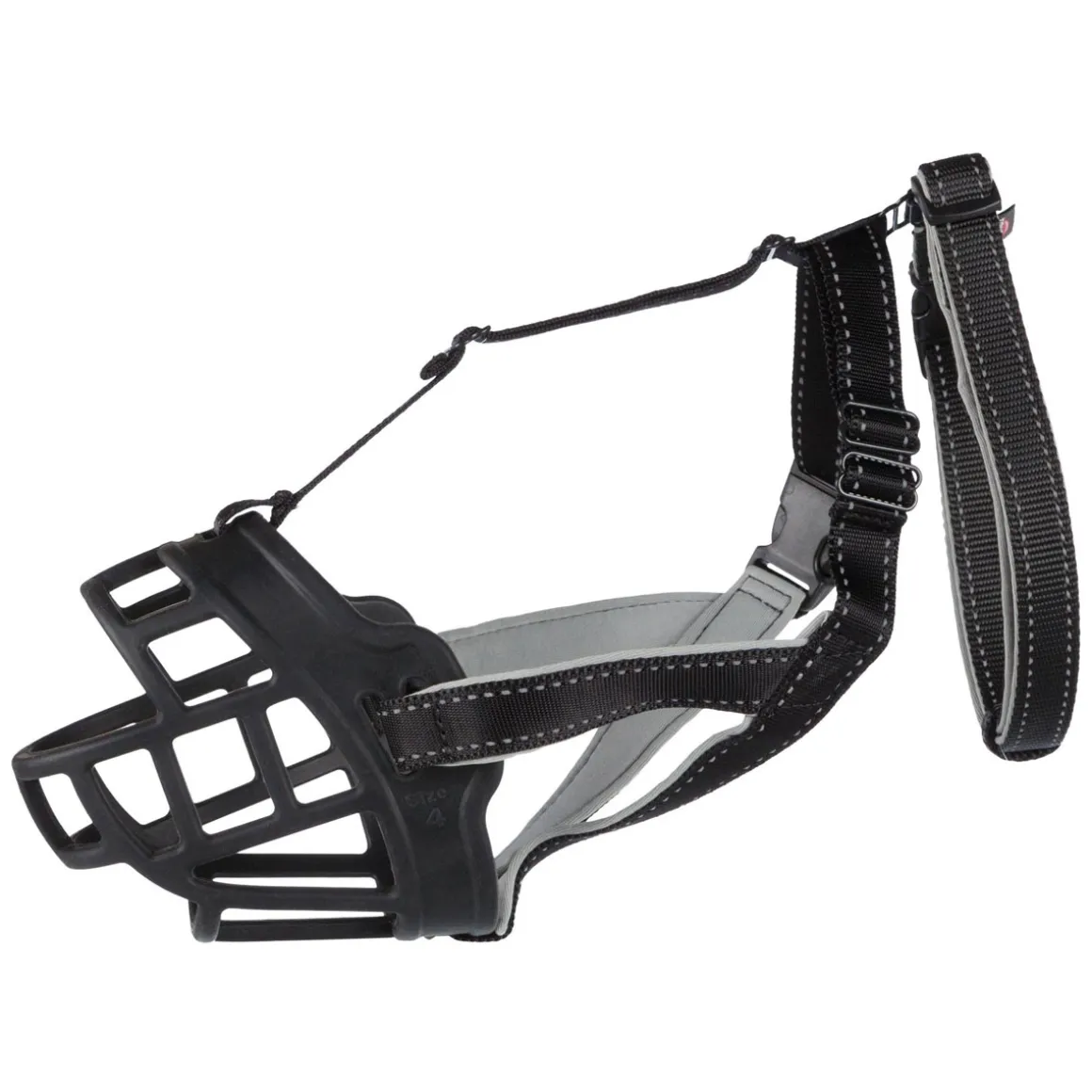 Trixie Maulkorb Muzzle Flex Silikon schwarz XL