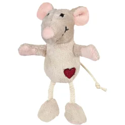 Trixie Maus Plüsch 11 cm beige