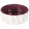 Trixie Napf Keramik weiß/beere 0,8l/ø16cm