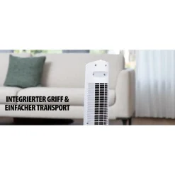 Turm-Ventilator 76 cm weiß