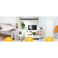 Turm-Ventilator 76 cm weiß