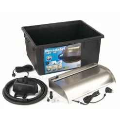 Ubbink Überlauf-Element-Set Nevada inkl Pumpe und LED-Beleuchtung 60 cm