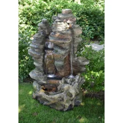 Ubbink Wasserfall-Set Miami inkl Pumpe und LED-Beleuchtung