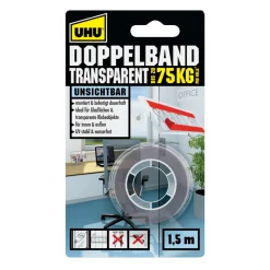 UHU Doppelband transparent 1,5 m