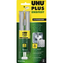 UHU Zwei-Komponenten-Klebstoff plus endfest Doppelkammerspritze 25 g
