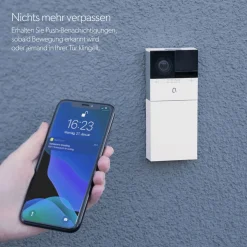 Unitec WIFI Türkamera Smart inkl. Funkgong