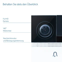 Unitec WIFI Türkamera Smart inkl. Funkgong