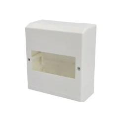 Unitec AP-Kleinverteiler 1x6 Module weiß IP 40