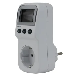 Unitec Energiekosten-Messgerät weiß