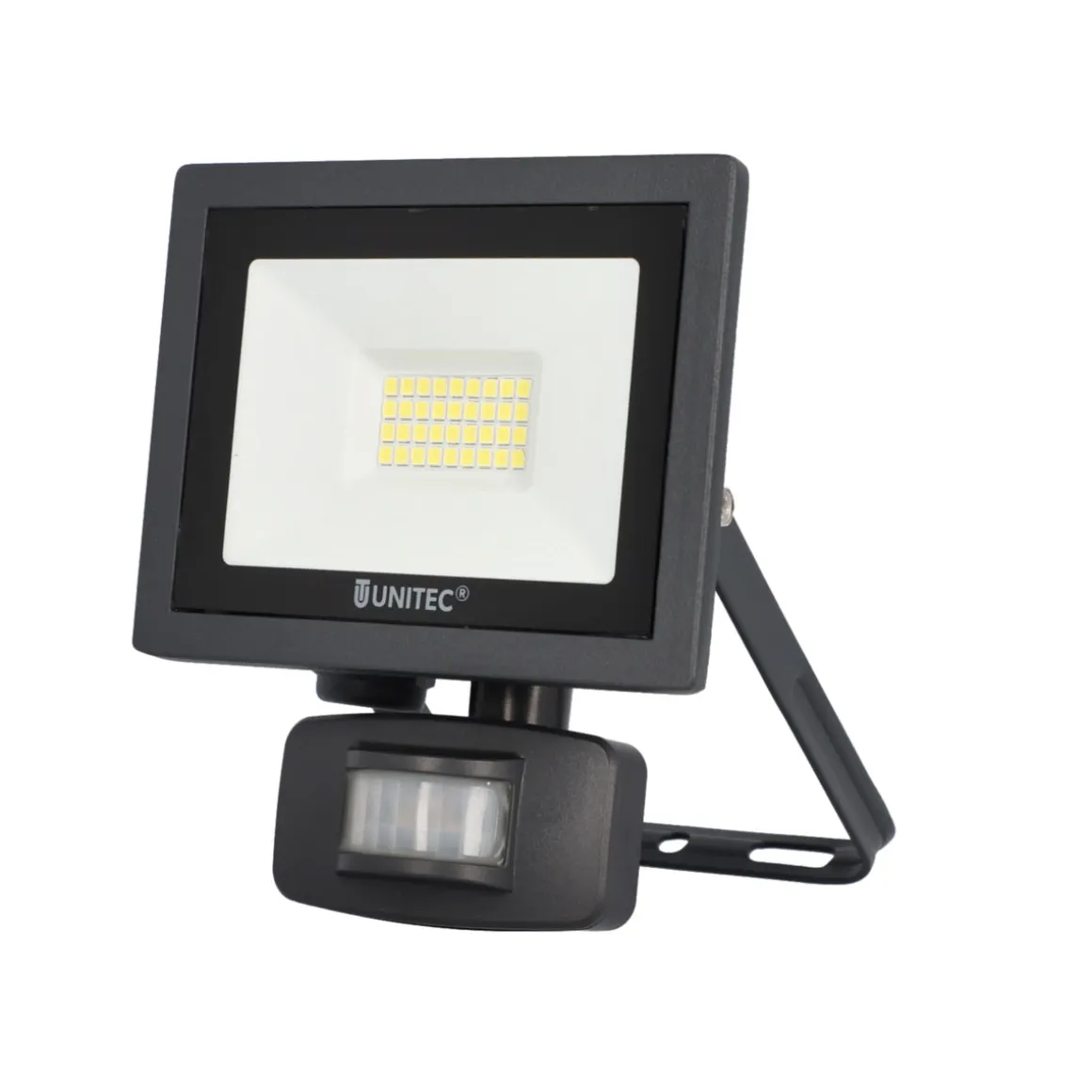 Unitec LED Wand-Strahler Bewegungsmelder 20W 1600lm anthrazit