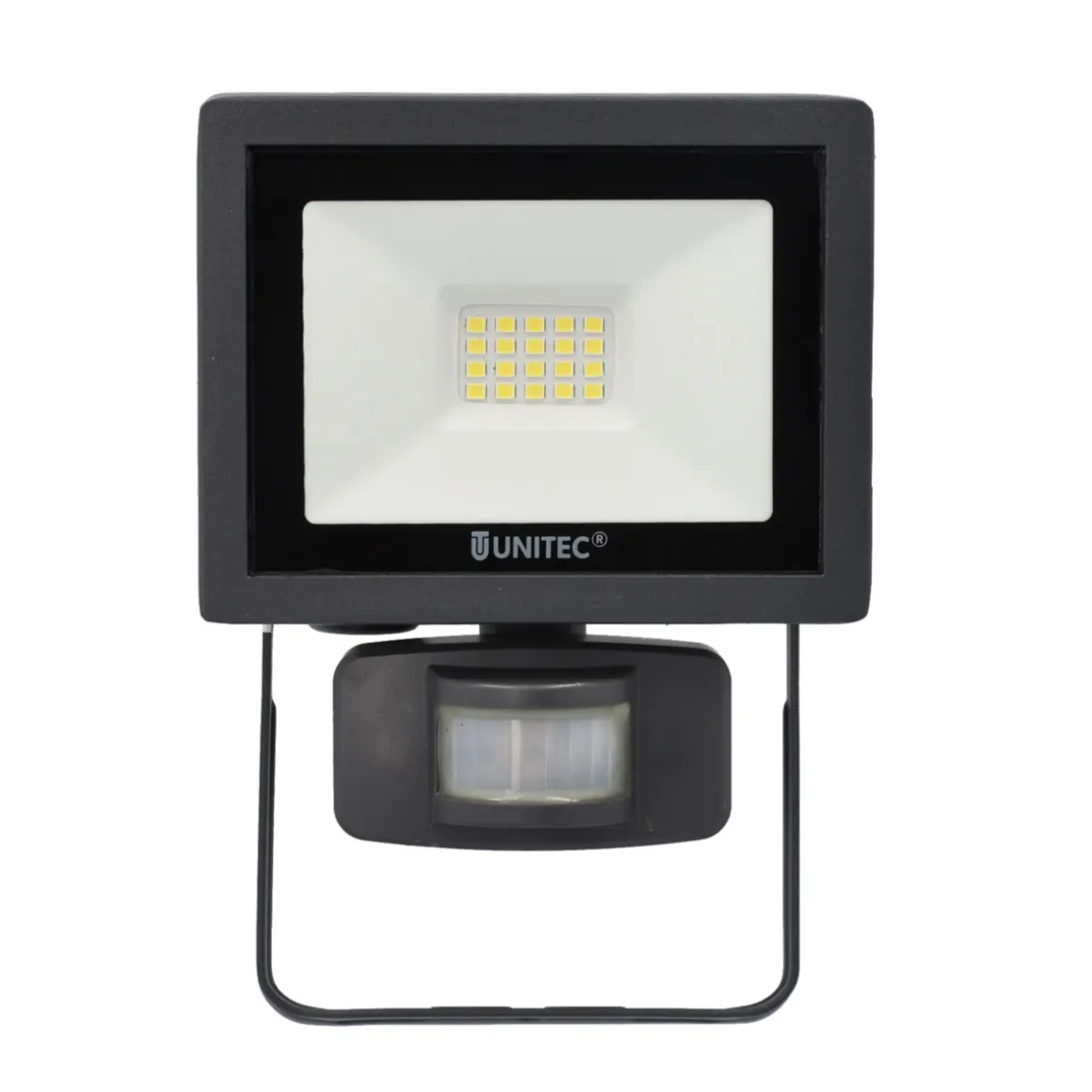 Unitec LED Wandstrahler mit Bewegungsmelder 10W 800lm anthrazit